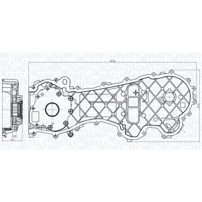Magneti Marelli Ölpumpe 351516000158 Magneti Marelli Ölpumpe 351516000158