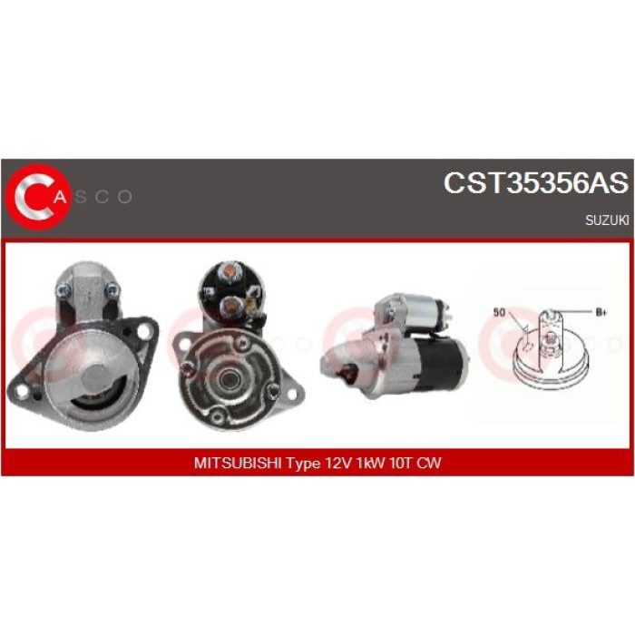CASCO Anlasser CST35356AS CASCO Anlasser CST35356AS