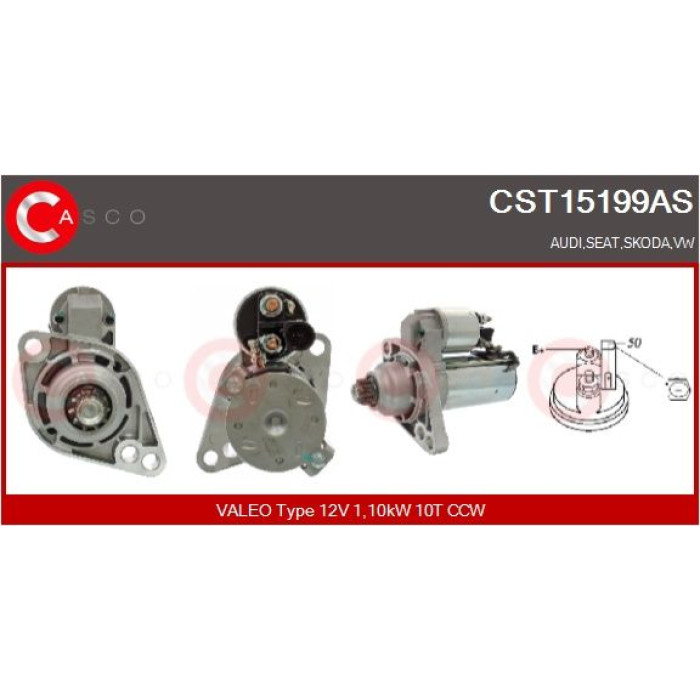 CASCO Anlasser CST15199AS CASCO Anlasser CST15199AS