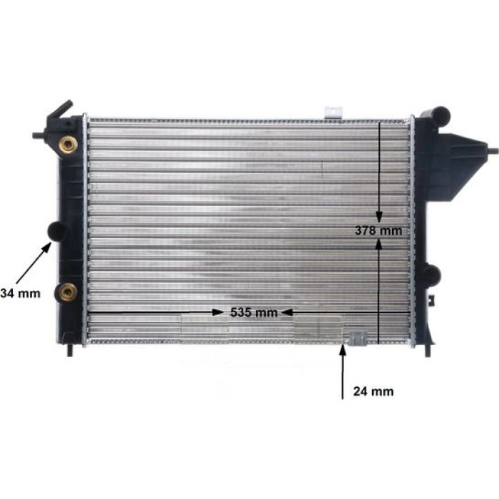 MAHLE Kühler, Motorkühlung CR 439 000S MAHLE Kühler, Motorkühlung CR 439 000S