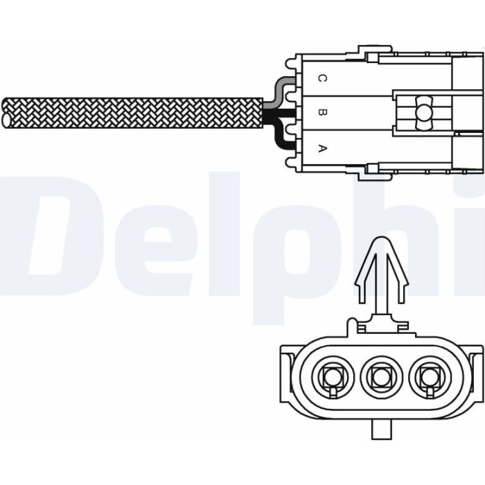 Delphi Lambdasonde ES10970-12B1 Delphi Lambdasonde ES10970-12B1