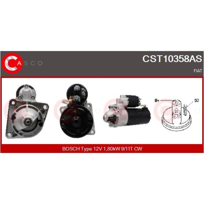 CASCO Anlasser CST10358AS