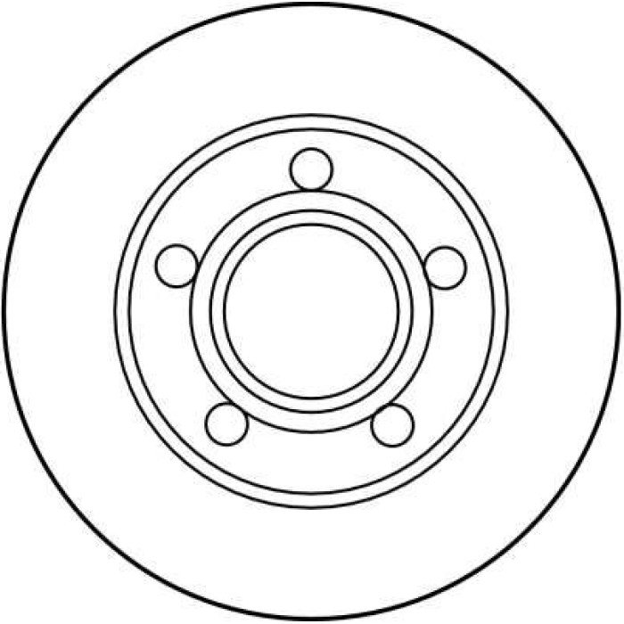 TRW Bremsscheibe DF2655 TRW Bremsscheibe DF2655