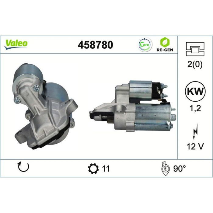 Valeo Anlasser 458780