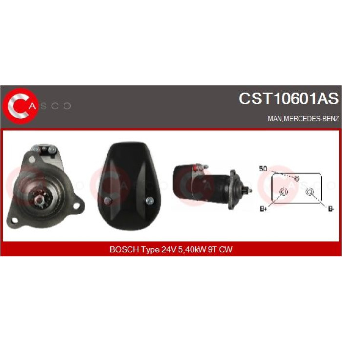 CASCO Anlasser CST10601AS CASCO Anlasser CST10601AS