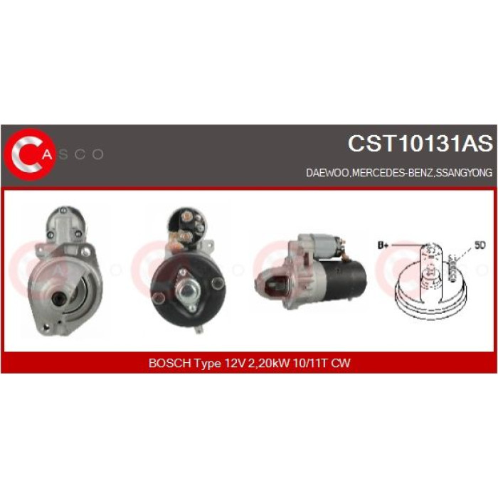 CASCO Anlasser CST10131AS