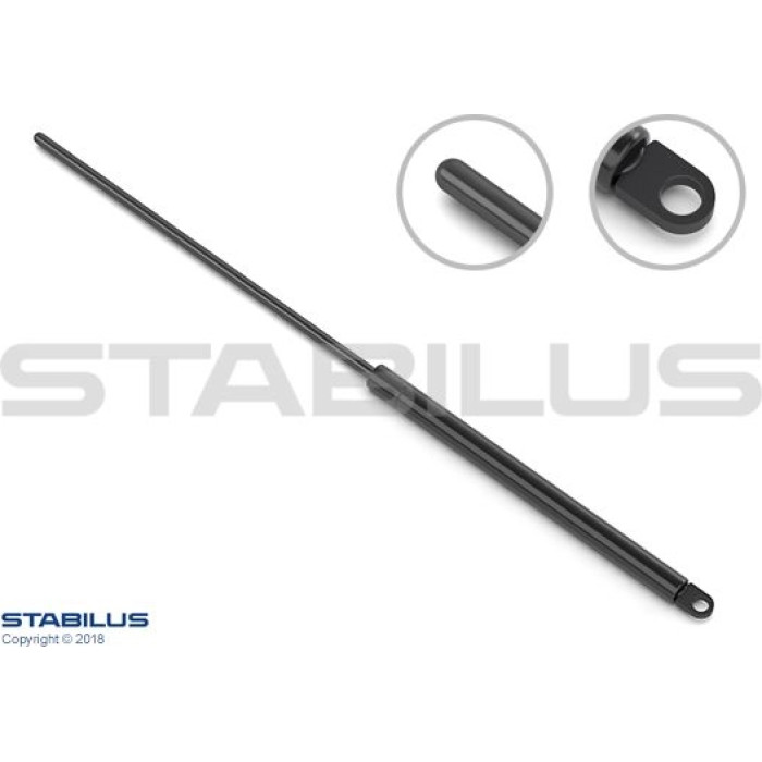 Stabilus Gasdruckfeder (Gasfeder), Verdeckdämpfer, 200 N, 565 mm - 2065BA Stabilus Gasdruckfeder (Gasfeder), Verdeckdämpfer, 200 N, 565 mm - 2065BA