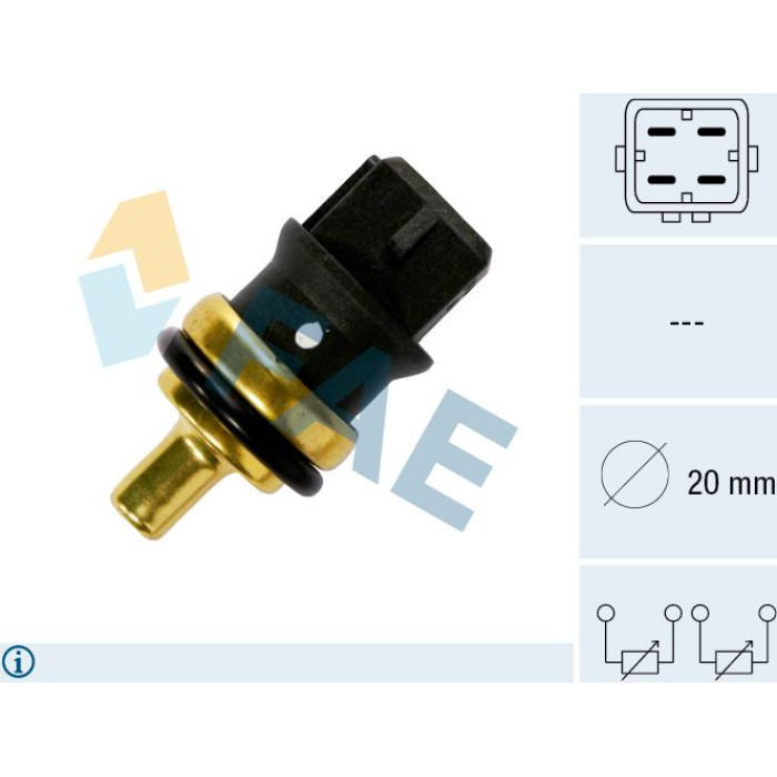 FAE Sensor, Kühlmitteltemperatur 33785 FAE Sensor, Kühlmitteltemperatur 33785