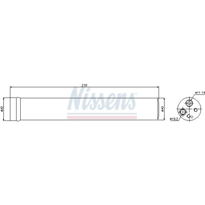 Nissens Klimaanlagentrockner PKW 95504 Nissens Klimaanlagentrockner PKW 95504