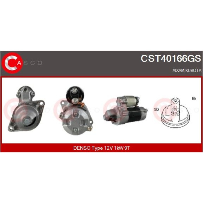CASCO Anlasser CST40166GS CASCO Anlasser CST40166GS