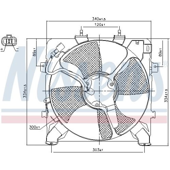 Nissens Kühlerlüfter PKW 85045