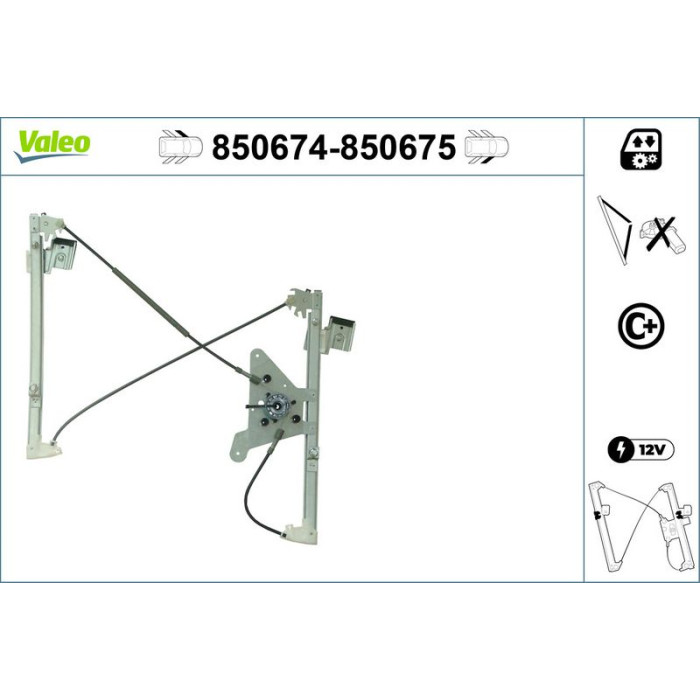 VALEO 850674 Fensterheber VALEO 850674 Fensterheber