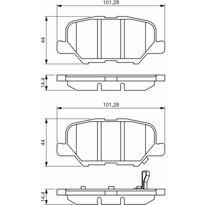 0 986 495 358 Bosch Bremsbelagsatz Scheibenbremse 0 986 495 358 0 986 495 358 Bosch Bremsbelagsatz Scheibenbremse 0 986 495 358