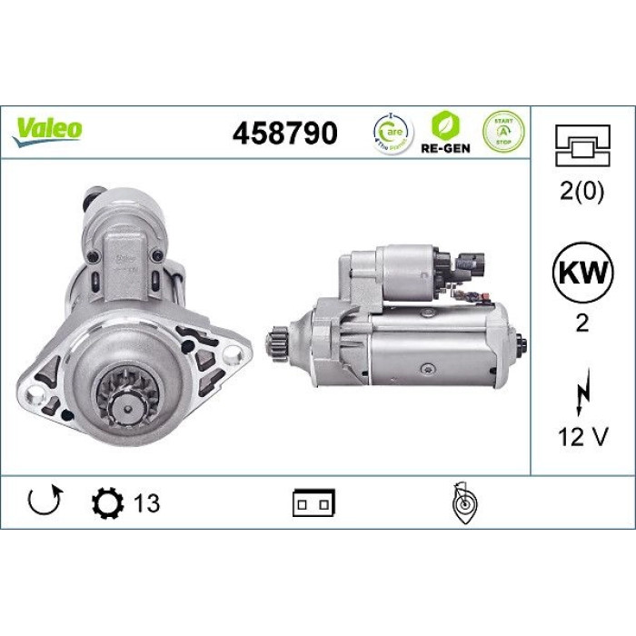 Valeo Anlasser 458790 Valeo Anlasser 458790