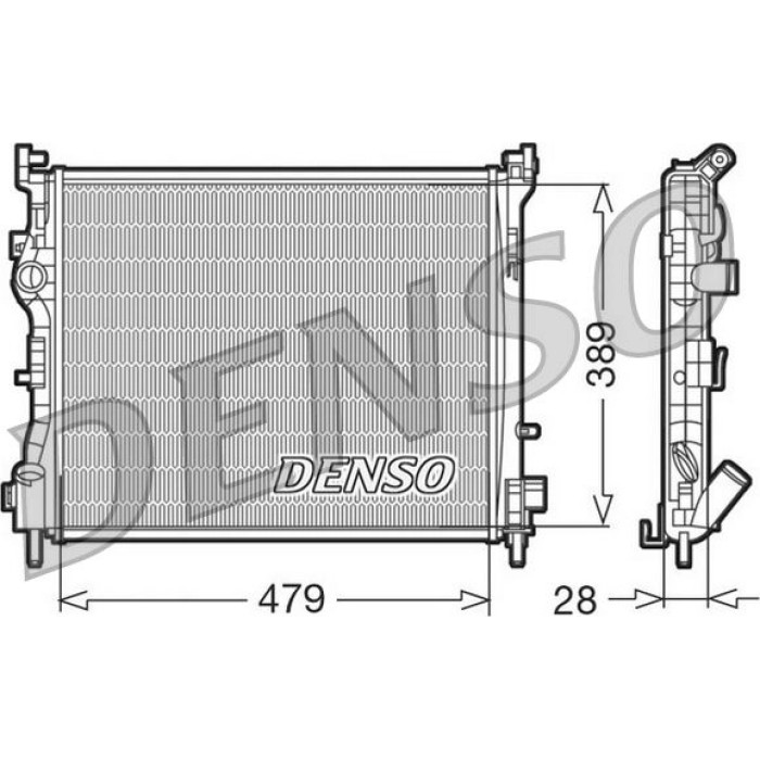 Denso Motorkühler DRM23016 Denso Motorkühler DRM23016