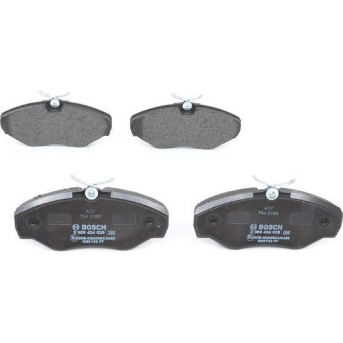 0 986 424 636 Bosch Bremsbelagsatz 0 986 424 636 0 986 424 636 Bosch Bremsbelagsatz 0 986 424 636