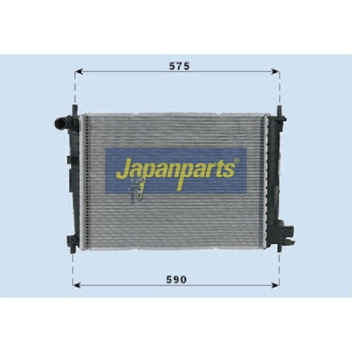 Japanparts Motorkühler RDA053066 Japanparts Motorkühler RDA053066