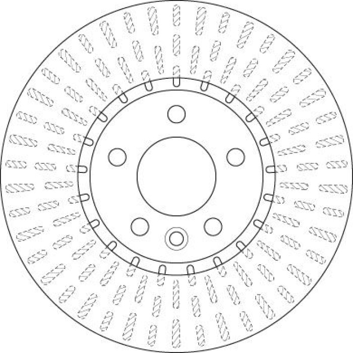 TRW Bremsscheibe VW T5 09- 340 mm DF6499S TRW Bremsscheibe VW T5 09- 340 mm DF6499S