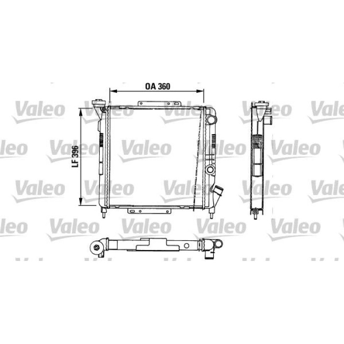 Valeo Motorkühler 883729 Valeo Motorkühler 883729