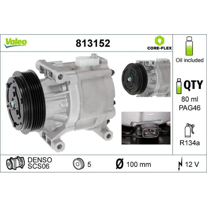 Valeo Kompressor 813152 Valeo Kompressor 813152