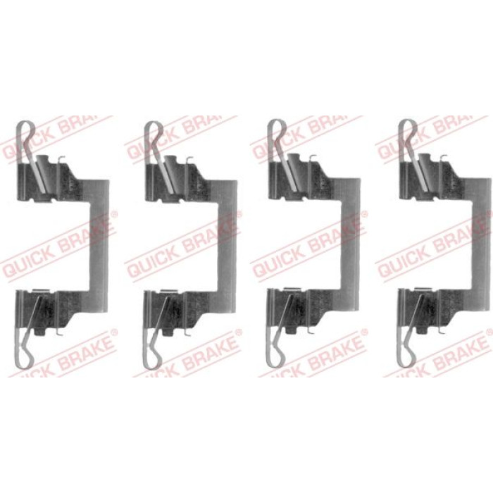 Quick Brake Montagesatz für Bremsbeläge 109-1614