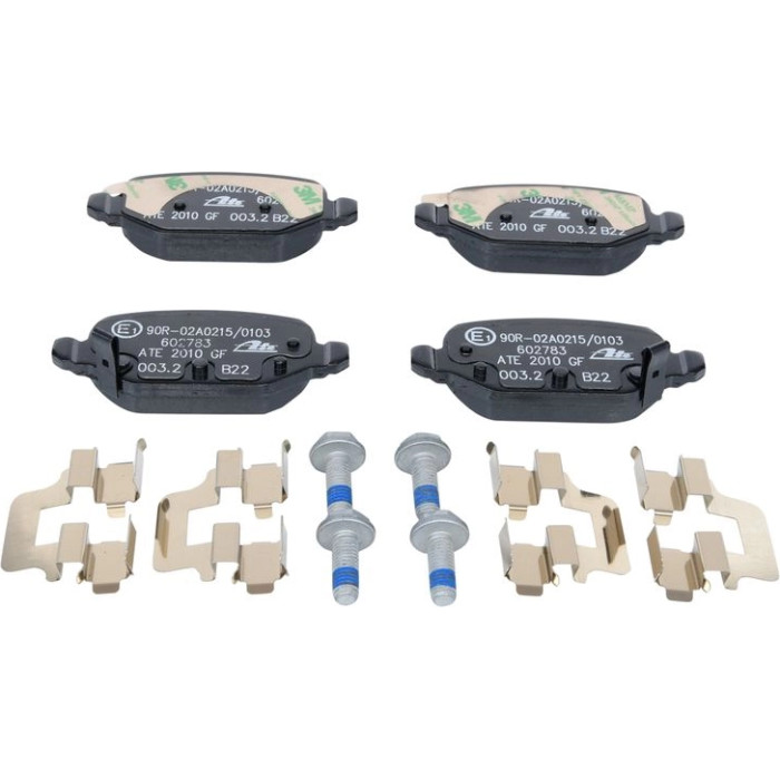 ATE Bremsbelagsatz Fiat Hinterachse Panda 0.9/1.3D 4x4 12 13.0460-2783.2 ATE Bremsbelagsatz Fiat Hinterachse Panda 0.9/1.3D 4x4 12 13.0460-2783.2
