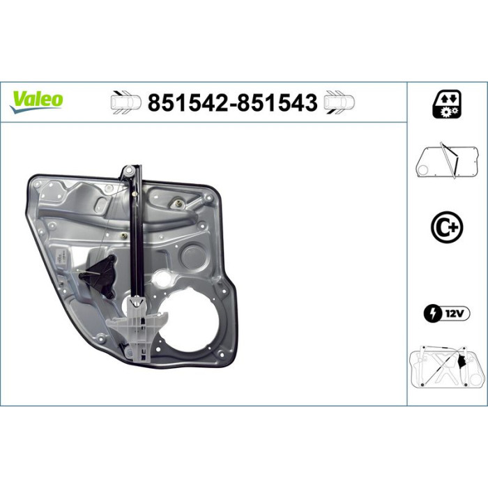 Valeo Fensterheber 851543 Valeo Fensterheber 851543