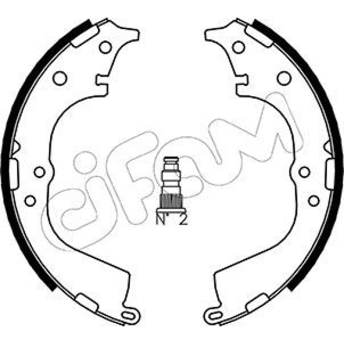 CIFAM Bremsbackensatz 153-428 CIFAM Bremsbackensatz 153-428