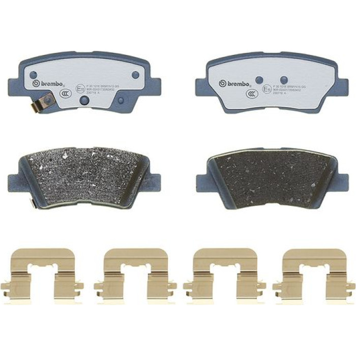 BREMBO Bremsbelagsatz, Scheibenbremse P 30 101E BREMBO Bremsbelagsatz, Scheibenbremse P 30 101E