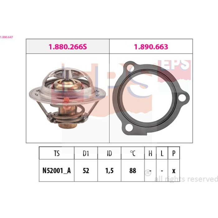EPS Thermostat 1.880.647