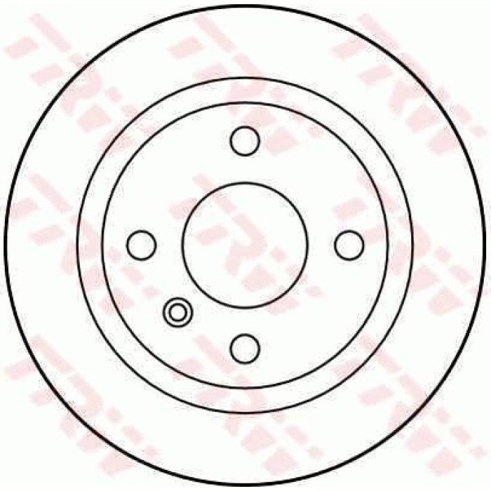 TRW Bremsscheibe DF1696 TRW Bremsscheibe DF1696