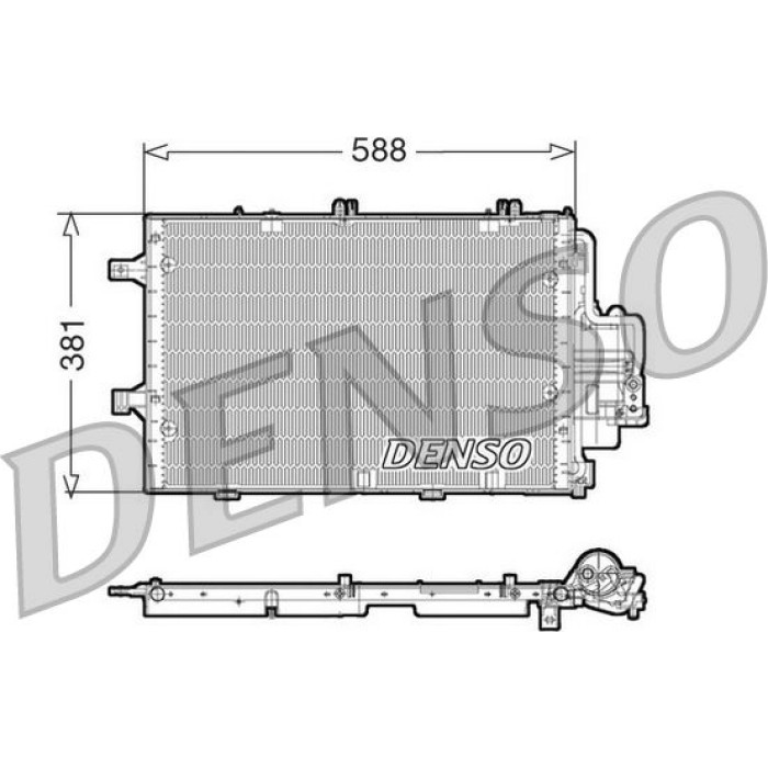 Denso Klimakondensator DCN20020 Denso Klimakondensator DCN20020