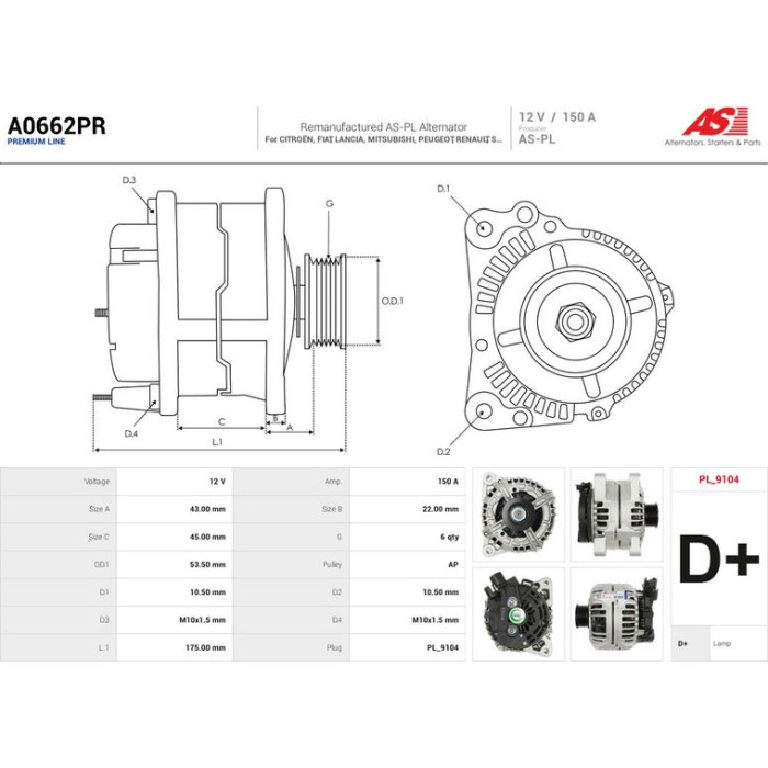 AS-PL Generator A0662PR