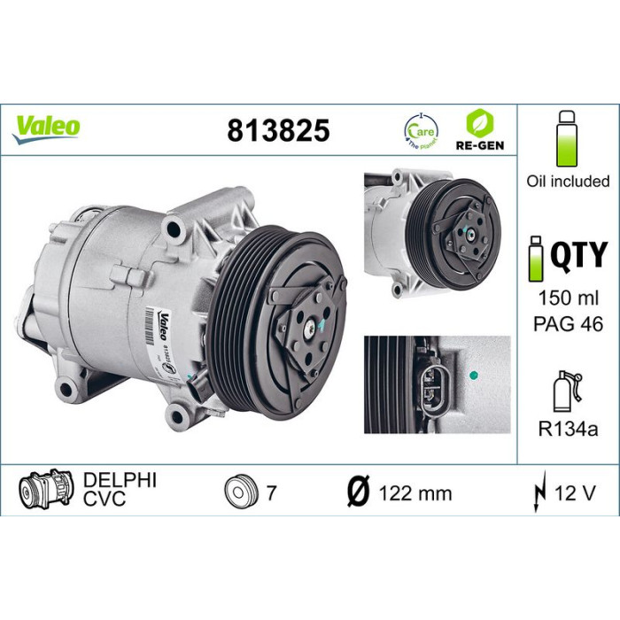 Valeo Kompressor 813825