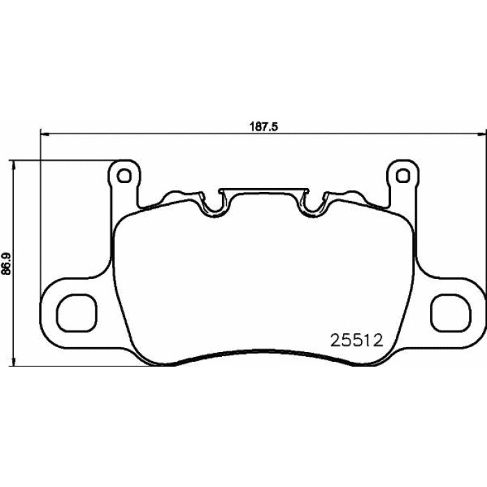 BREMBO Bremsklötze HA P 65 037 BREMBO Bremsklötze HA P 65 037