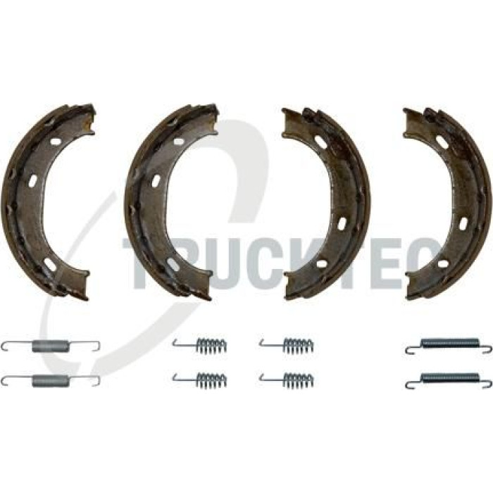 TRUCKTEC AUTOMOTIVE Bremsbackensatz, Feststellbremse 02.35.051 TRUCKTEC AUTOMOTIVE Bremsbackensatz, Feststellbremse 02.35.051
