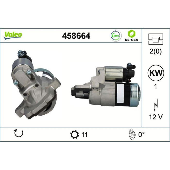Valeo Anlasser 458664