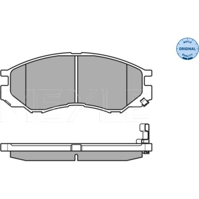 025 232 9015/W MEYLE Bremsbelagsatz Mitsubishi Pajero 94- Mit Sensor 025 232 9015/W MEYLE Bremsbelagsatz Mitsubishi Pajero 94- Mit Sensor