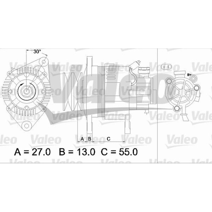 Valeo Lichtmaschine 437147 Valeo Lichtmaschine 437147