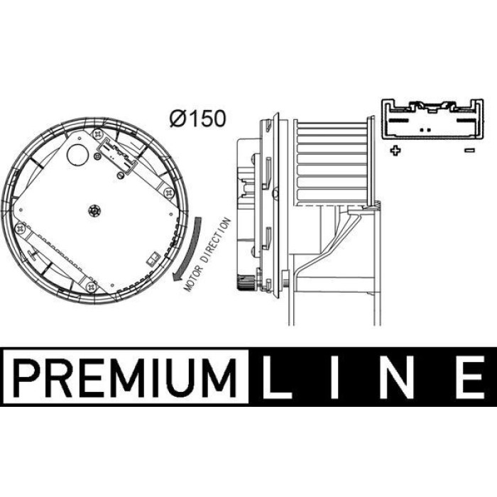 Innenraumgebläse AB 263 000P Innenraumgebläse AB 263 000P