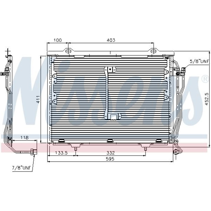 Nissens Klimakondensator PKW 94426 Nissens Klimakondensator PKW 94426