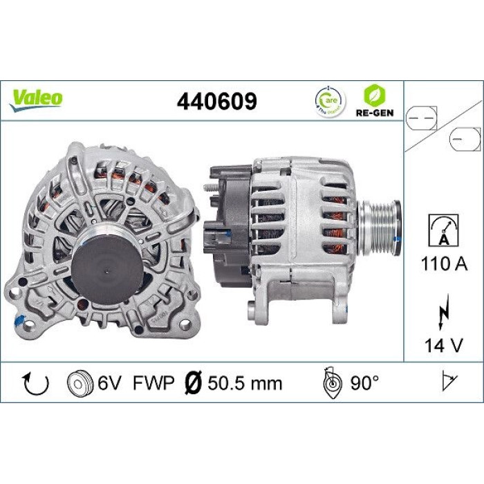 Valeo Lichtmaschine 440609 Valeo Lichtmaschine 440609