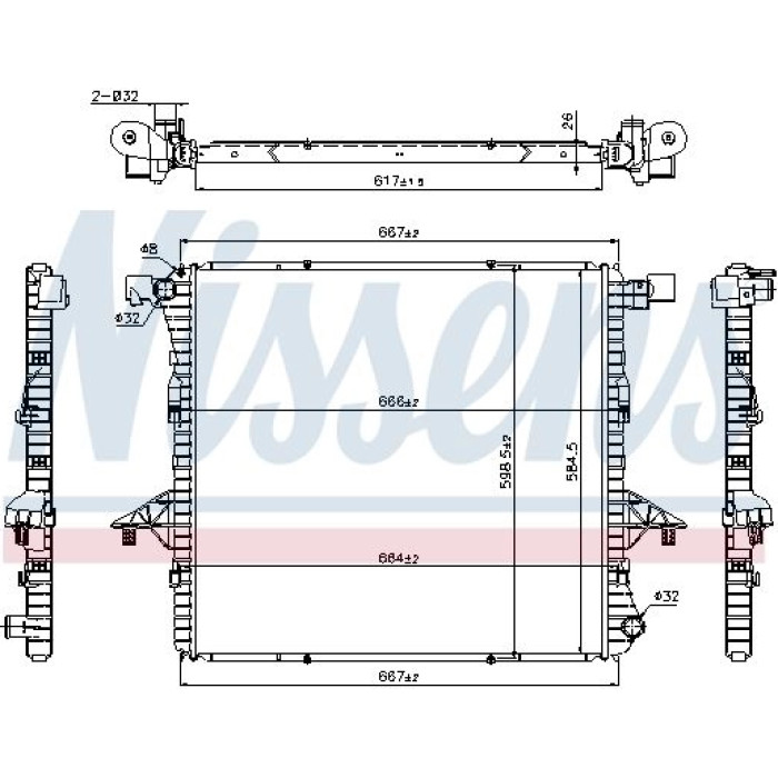 Nissens Wasserkühler PKW 65298 Nissens Wasserkühler PKW 65298