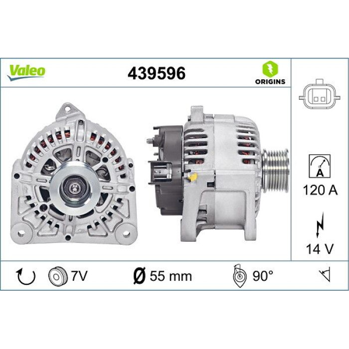 Valeo Lichtmaschine 439596 Valeo Lichtmaschine 439596