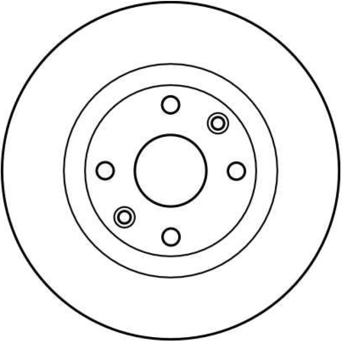 TRW Bremsscheibe Renault Kangoo DF2586