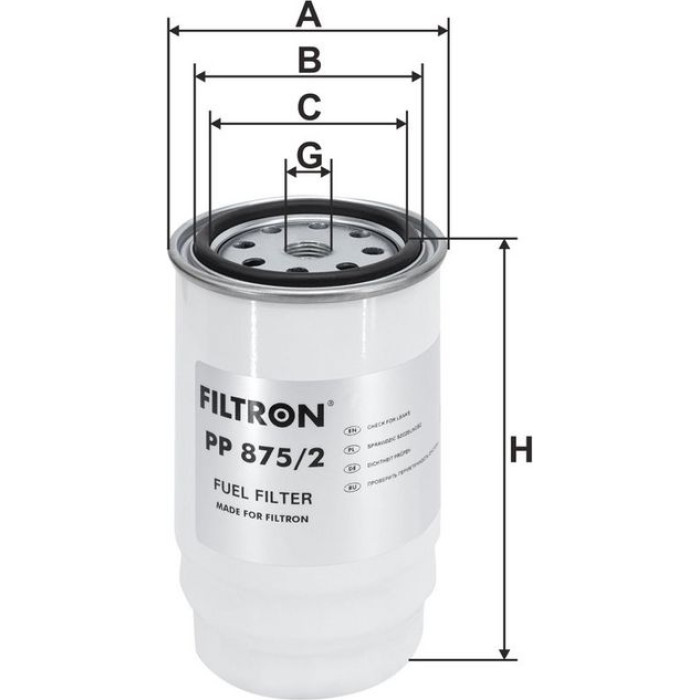 PP 875/2 Filtron Kraftstofffilter PP 875/2 PP 875/2 Filtron Kraftstofffilter PP 875/2