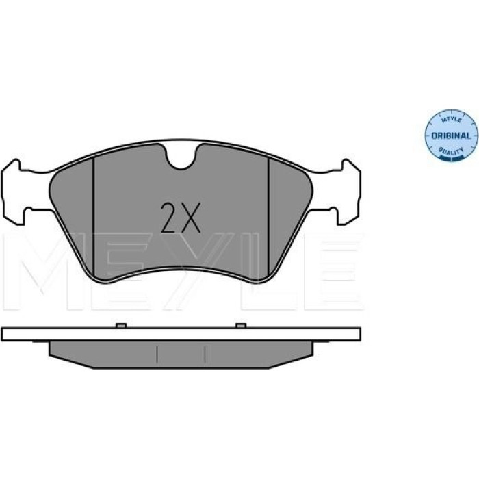 MEYLE Bremsbelagsatz Mercedes-Benz W164 Ml/X164 252392221 MEYLE Bremsbelagsatz Mercedes-Benz W164 Ml/X164 252392221