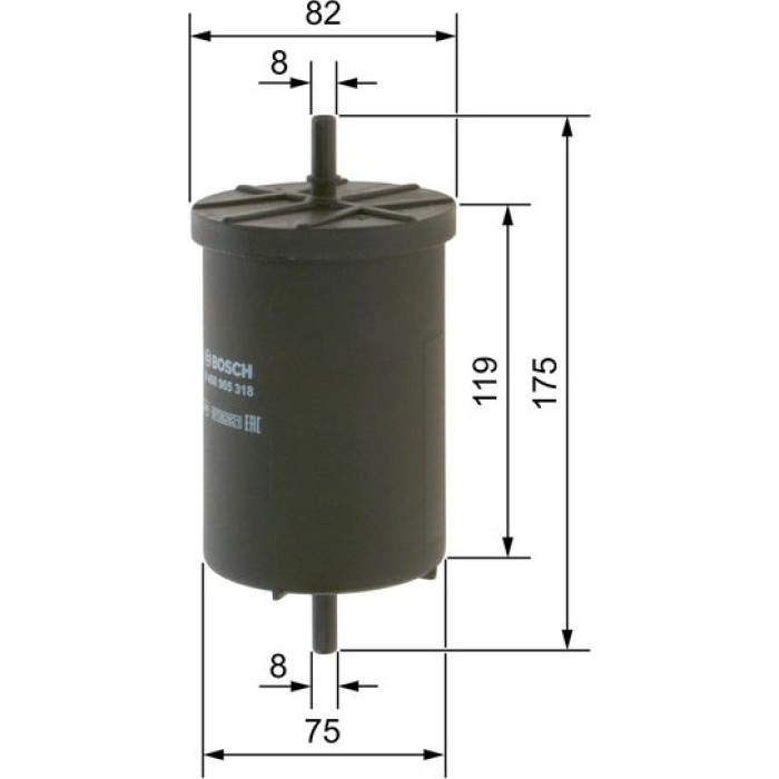 Bosch Kraftstofffilter 0 450 905 318 Bosch Kraftstofffilter 0 450 905 318