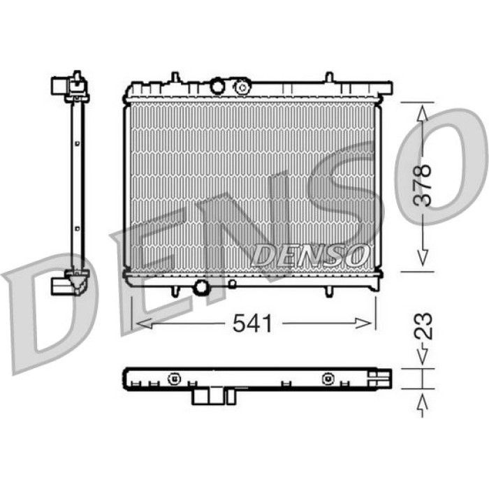 Denso Motorkühler DRM21031 Denso Motorkühler DRM21031