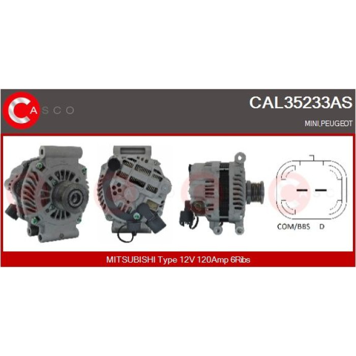 CASCO Generator CAL35233AS CASCO Generator CAL35233AS